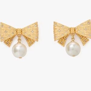$99 Kate Spade Wrapped In A Bow Drop Earrings